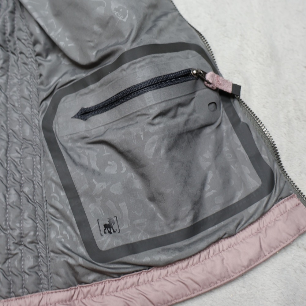 Scapegoat Prana Sadie Vest Womens Small Pink Full Zip Light Pack Winter Puffer - Picture 5 of 12